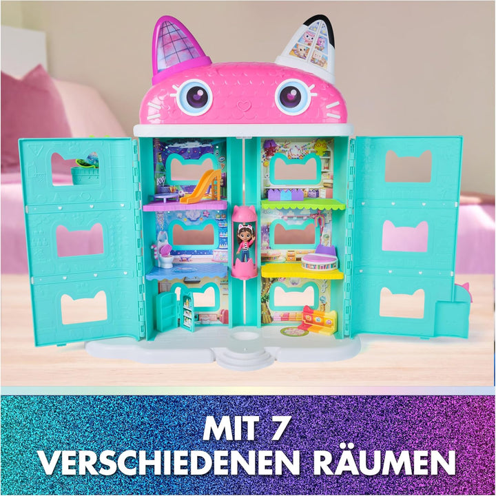 DREAMWORKS GABBY'S DOLLHOUSE: DER FILM - Puppenhaus zum Kinofilm, über 60 cm gross, mit Gabby-Figur