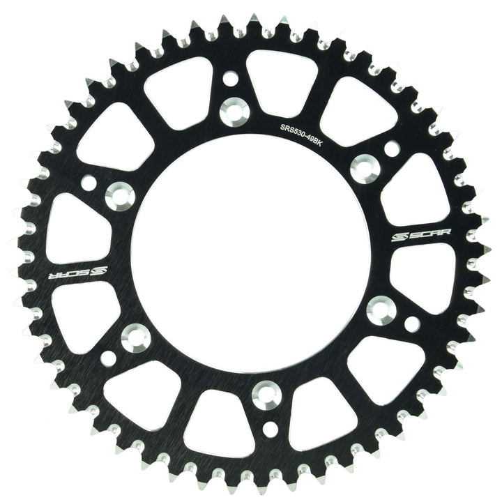 SCAR Aluminium Kettenrad kompatibel mit KTM SX/SXF/EXC/EXCF 125 150 250 300 350 450 500 93-23 HUSQVA