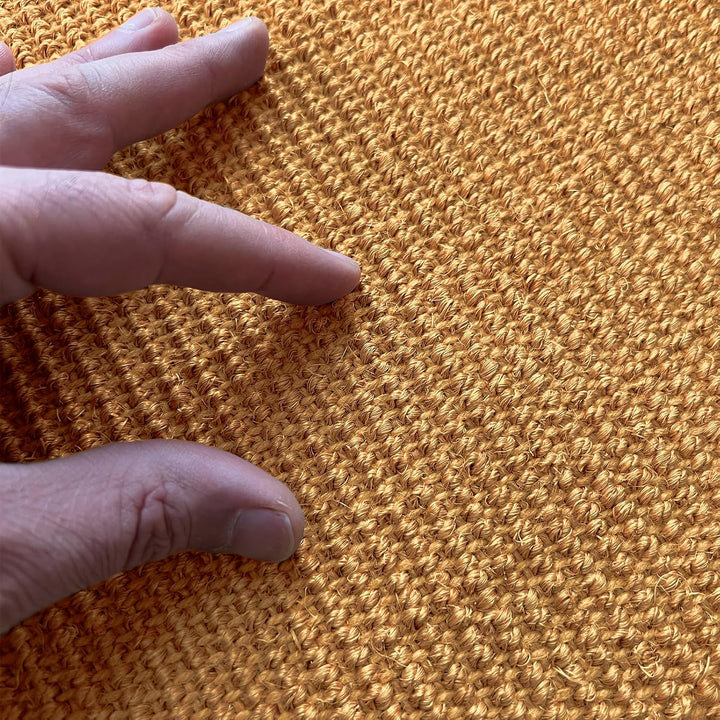 Floordirekt Katzen Kratzmatte rund 120cm Ø aus Natur Sisal Kratzteppich Kratzmöglichkeiten für Katze