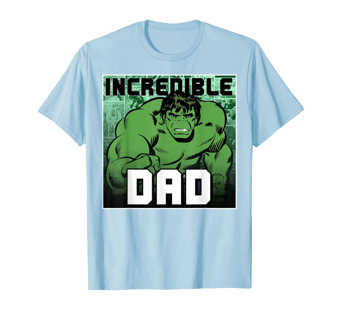 Womens Marvel Hulk Father's Day Incredible Dad Graphic T-Shirt C1 XL Heather Grey