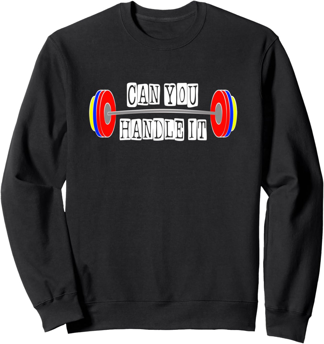 Gym Barbell Weightlifting Powerlifting Workout Gift Sweatshirt