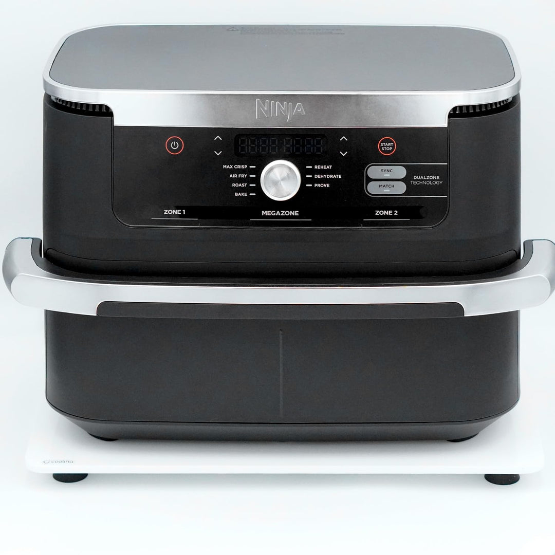 Premium Gleitbrett Gleiter Slider für Ninja Heissluftfritteuse Foodi Flexdrawer 10,4l AF500EU (weiss