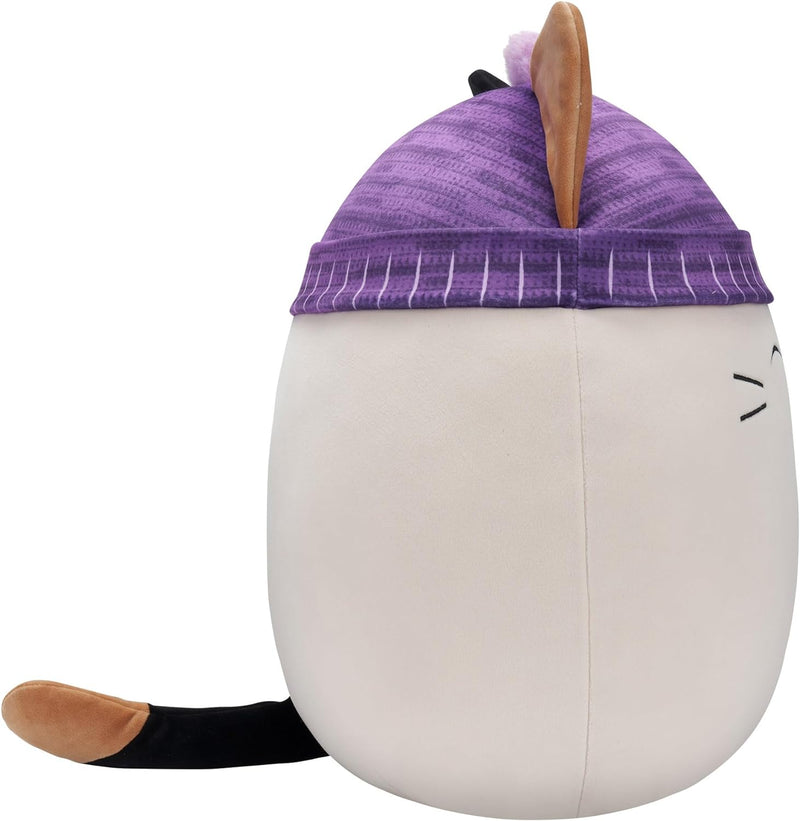 Squishmallows SQCR04208 - Cam die Katze mit Mütze 40 cm, offizielles Kelly Toys Plüsch, superweiches