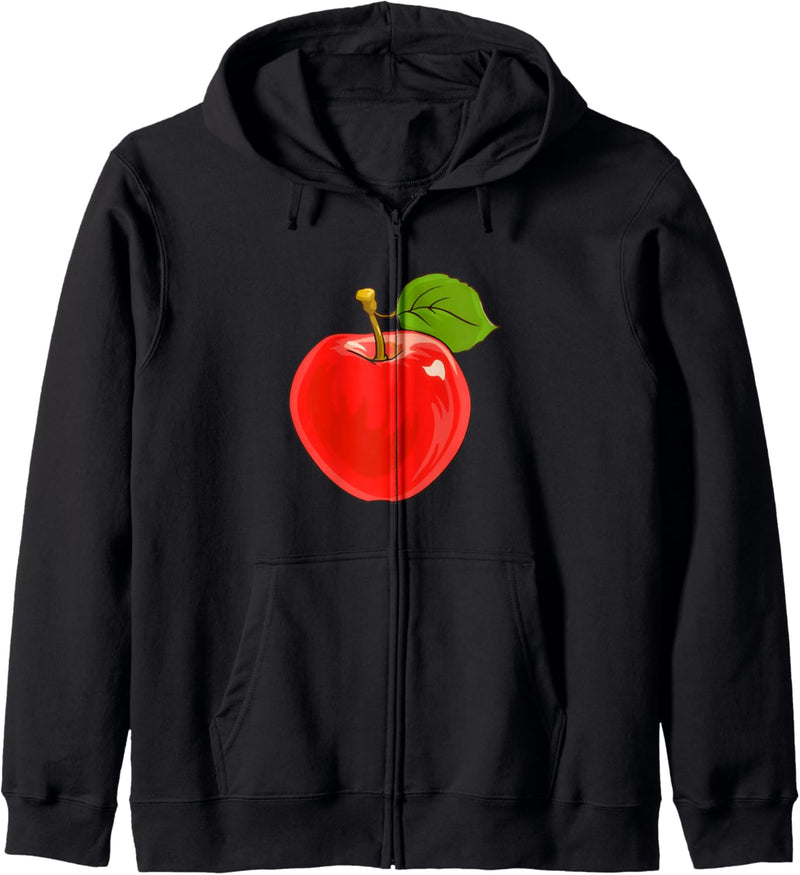 Apfel mit Stiel Kapuzenjacke