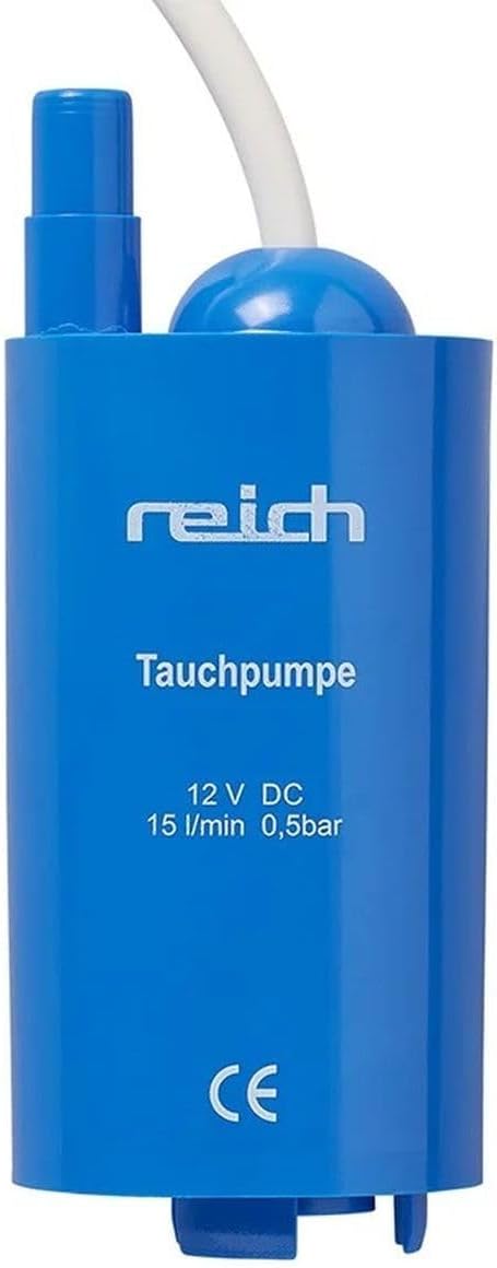 Camping Tauchpumpe 12V 15L/min I 0,5 bar 10-20 W Leistungsaufnahme