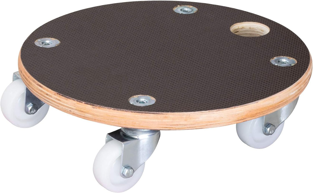 Wagner Pflanzenroller Maxigrip Ø 29 x 8,5 cm I Kübelroller f. Aussenbereich + Innenbereich I Transpo