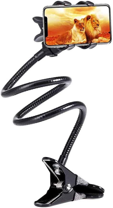 Flexibler Schwanenhals Webcam Ständer Telefonhalter Desktop Klemme 27 Zoll Verstellbarer Arm für Web