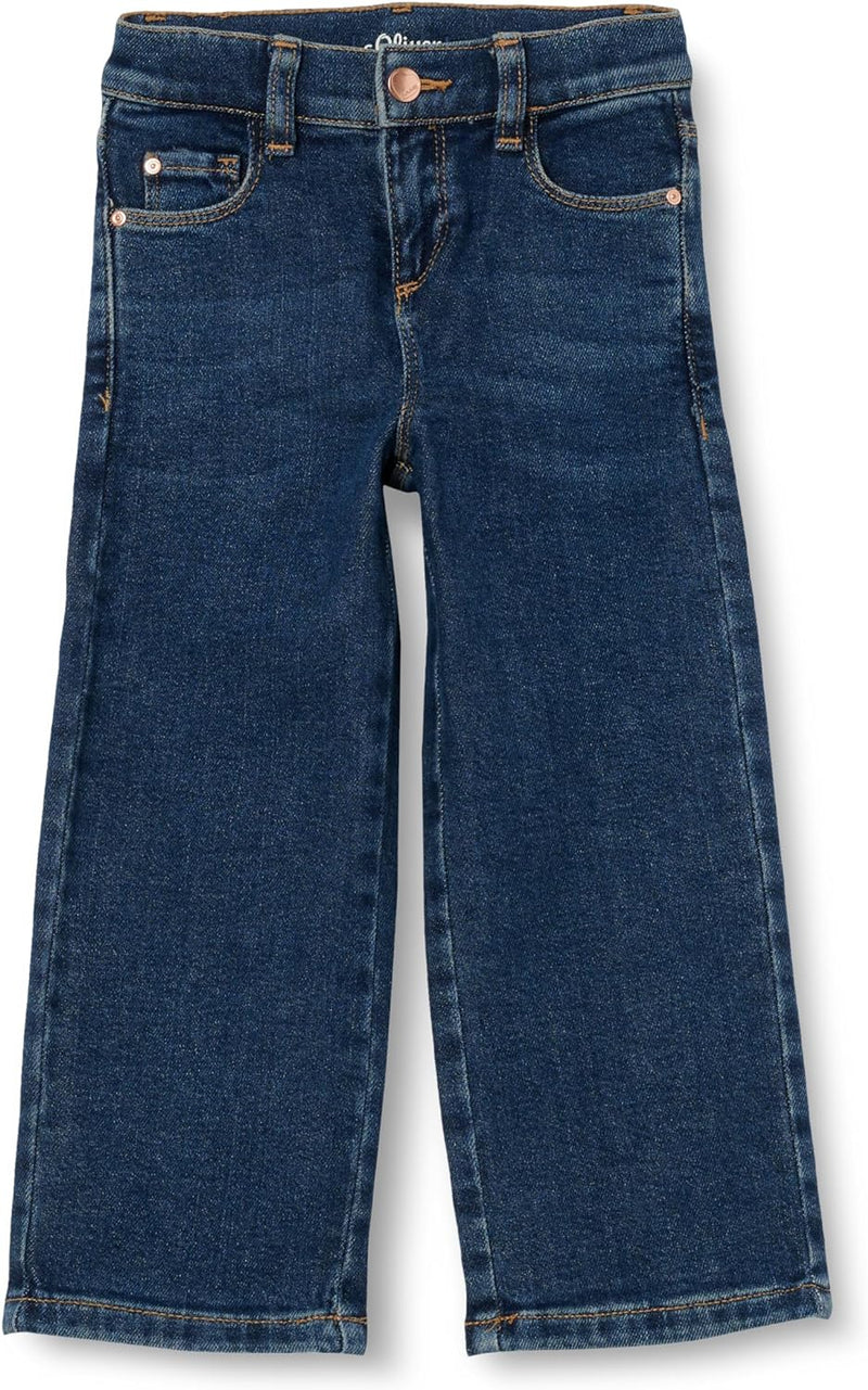 s.Oliver Junior Mädchen Jeans Hose, Wide Leg Blue 104