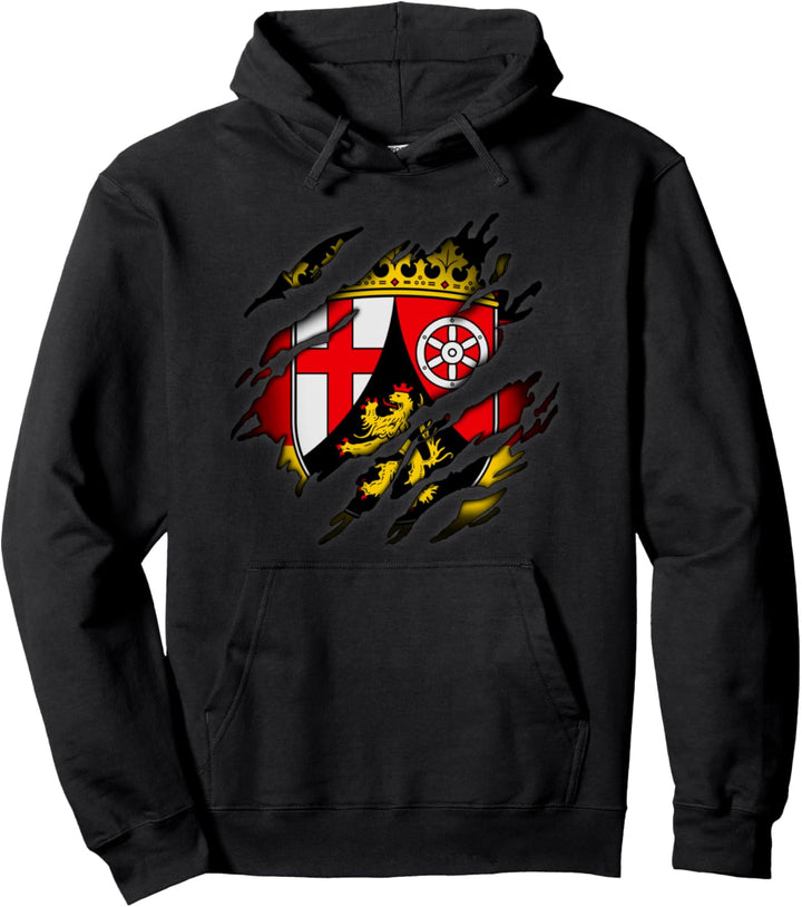 Rheinland-Pfalz in mir Design, Deutschlanddesign Pullover Hoodie