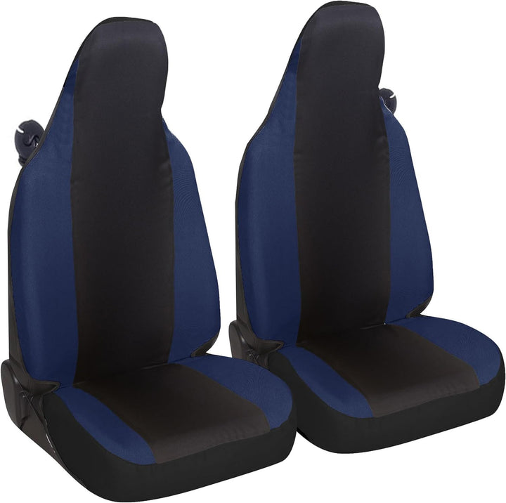 Sitzbezüge kompatibel für Smart fortwo, W450 W451 und W453, Set mit 2 Vordersitzbezügen aus Polycott