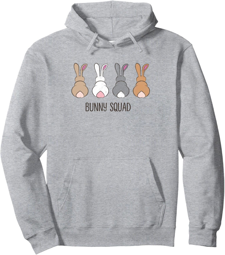 Bunny Squad Lustige Kaninchen Haustier Team Pullover Hoodie