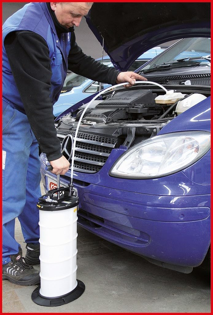 KS Tools 160.0790 Vakuum-Absaugpumpe 9,5 Liter inklusive 4 Sonden