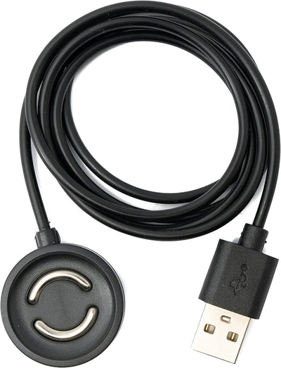 System-S USB 2.0 Kabel 100 cm Ladestation für Suunto 9 Peak Smartwatch in Schwarz