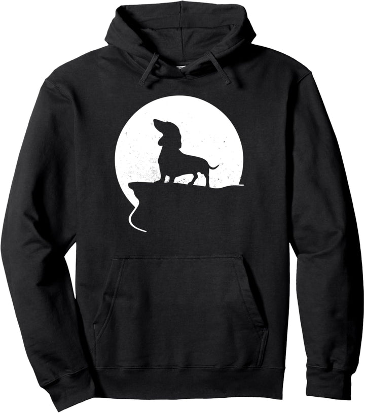 Dackel Retro Pullover Hoodie