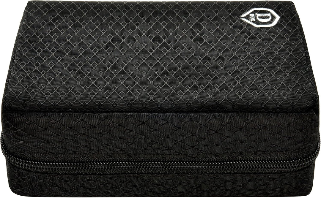 ONE80 Double Darttasche für Darts Dart Wallet Dart Cases Schwarz, Schwarz
