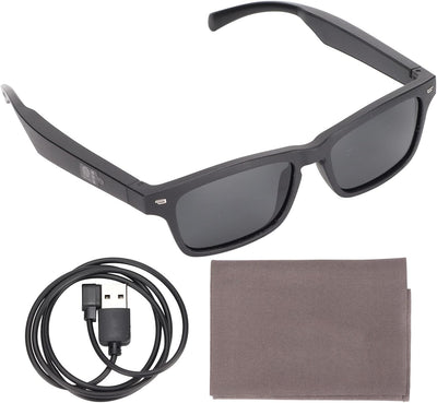 Audio Sonnenbrille mit Open Ear Kopfhörern, Bluetooth Sonnenbrille mit Freisprechfunktion, Kabellose