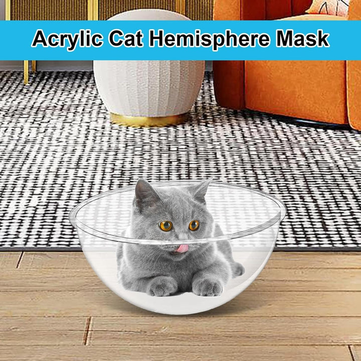 Xasbseulk Clear Cat Space Bed | Acrylic Dome Nest Bed | Transparent Dome Cat House | Space Clear Cap
