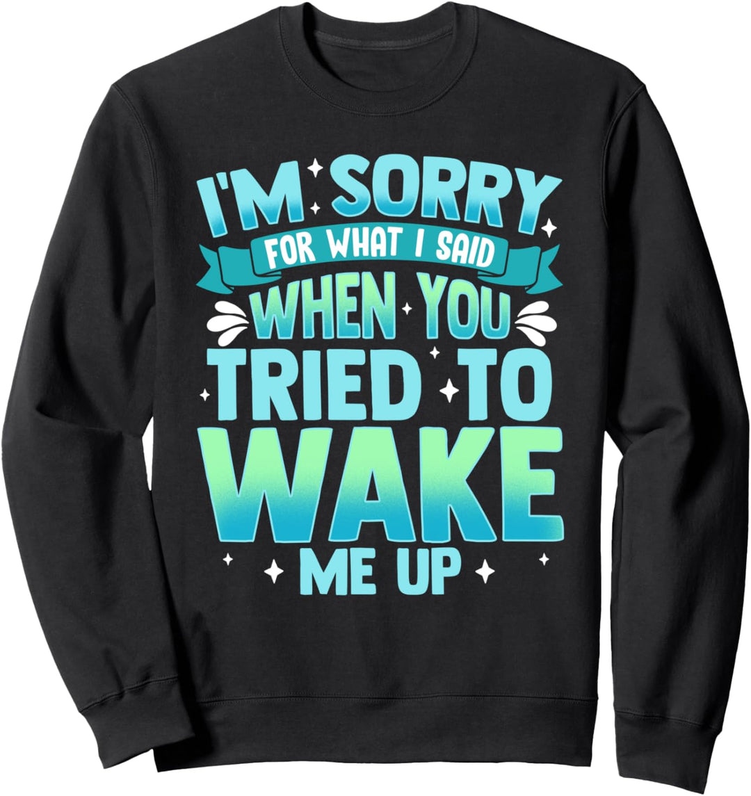 Kids Pajamas Lazy Sleepy Funny Pajama PJ Top Girls Daughter Sweatshirt
