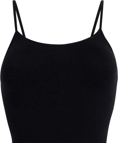 UnsichtBra 3er Pack Damen Shape Unterhemden | Spaghettiträger Basic Top Unterhemd | Mikrofaser Spagh