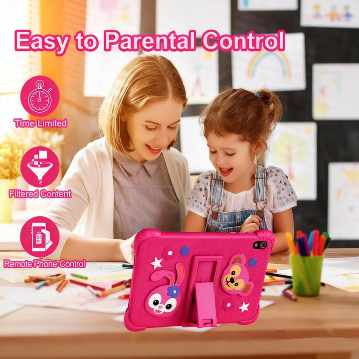 Kinder Tablet 8 Zoll mit WiFi Bluetooth 128 GB ROM 6 GB RAM Touchscreen Android 11 für Kinder 2 bis