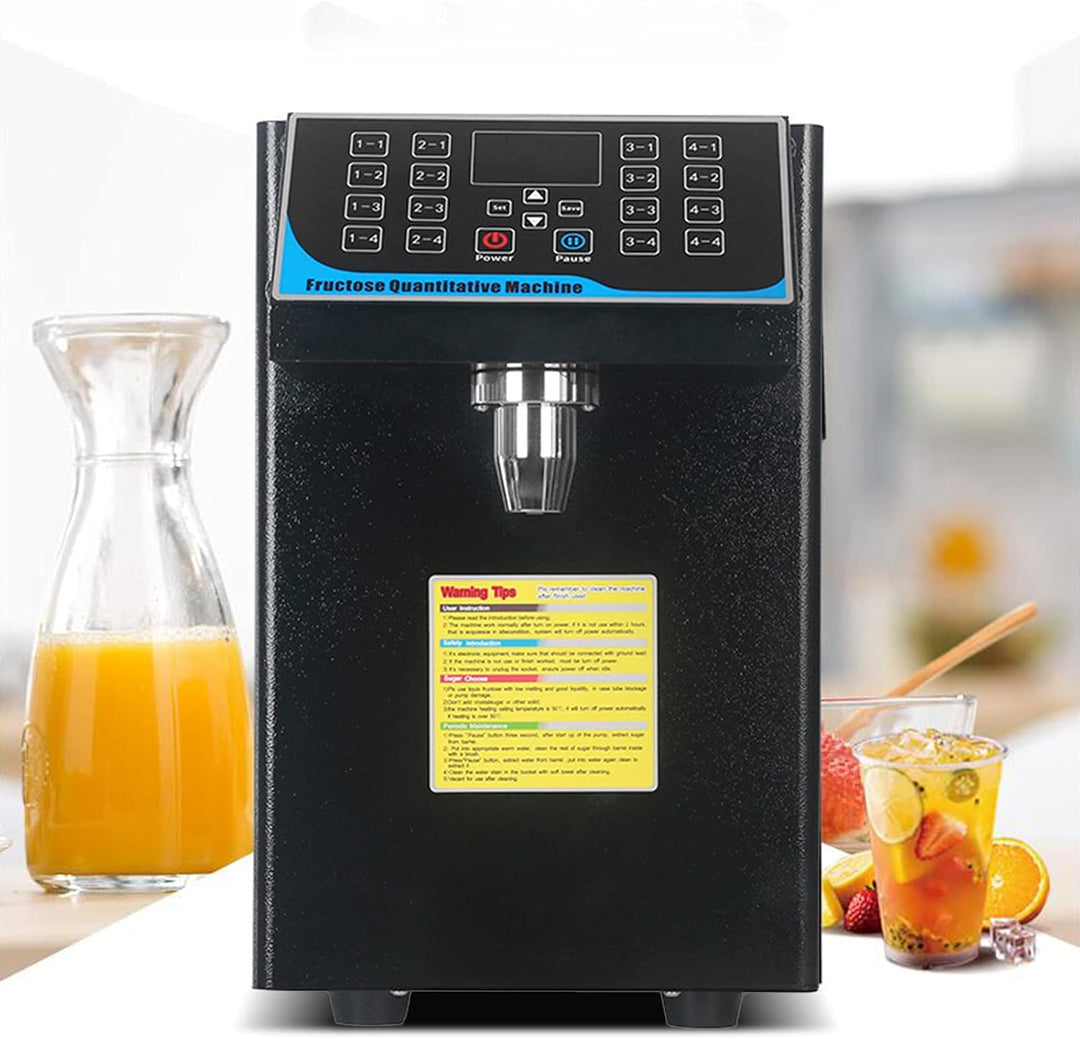 450W 7.5L Bubble Tea Fructose Quantitative Machine Zucker Dosiermaschine Edelstahl Sirup Dispenser B
