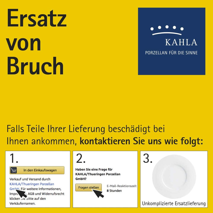 KAHLA 1UC109A9001UC BBQ Krug-Set 2tlg. | weisser Krug Set aus Porzellan 1,5 l/13 cm, 1,5 l/13 cm