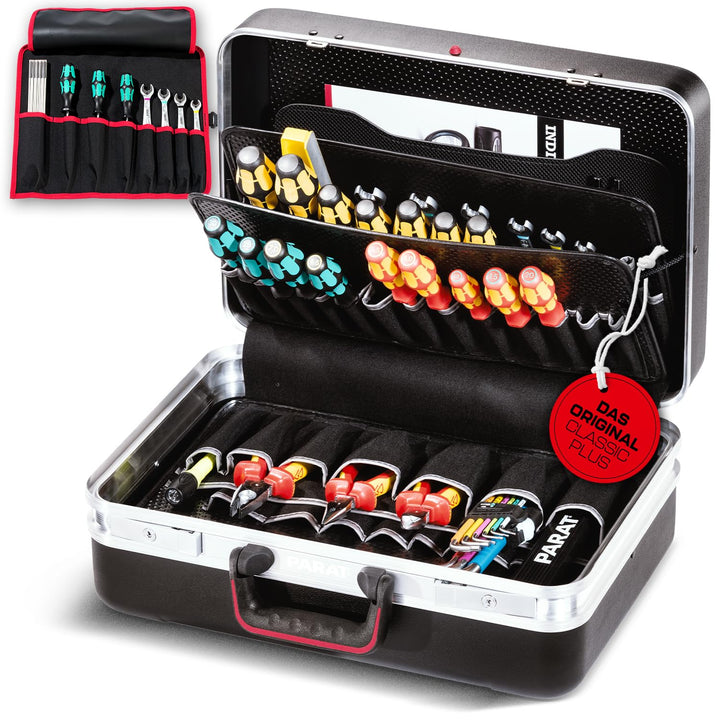 PARAT CLASSIC Plus | Werkzeugkoffer leer mit Alurahmen & X-ABS Schale | Für bis zu 50 Werkzeuge | In