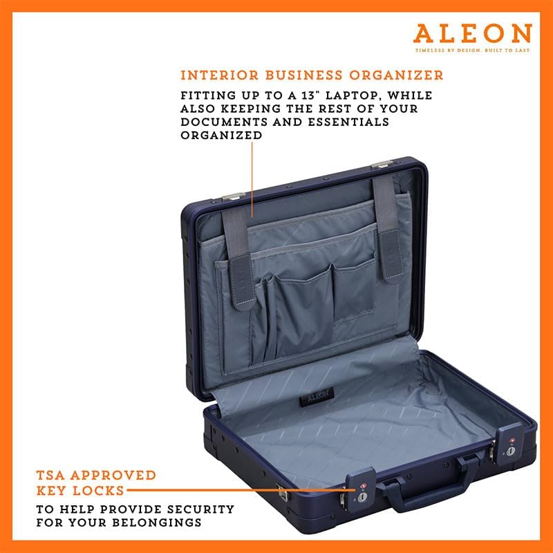Aleon Attache Aktenkoffer 38 cm Laptopfach