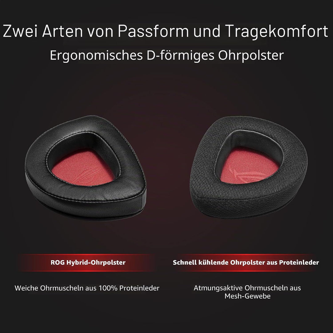 ASUS ROG Delta S Core Gaming Headset (3.5 mm-Anschluss, abnehmbares Mikrofon, kompatibel mit PCs, Ma