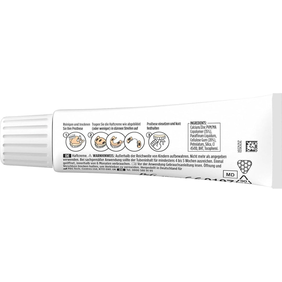 5x 40g blend-a-dent PLUS Premium Haftcreme - Geschmacksneutral - Duokraft