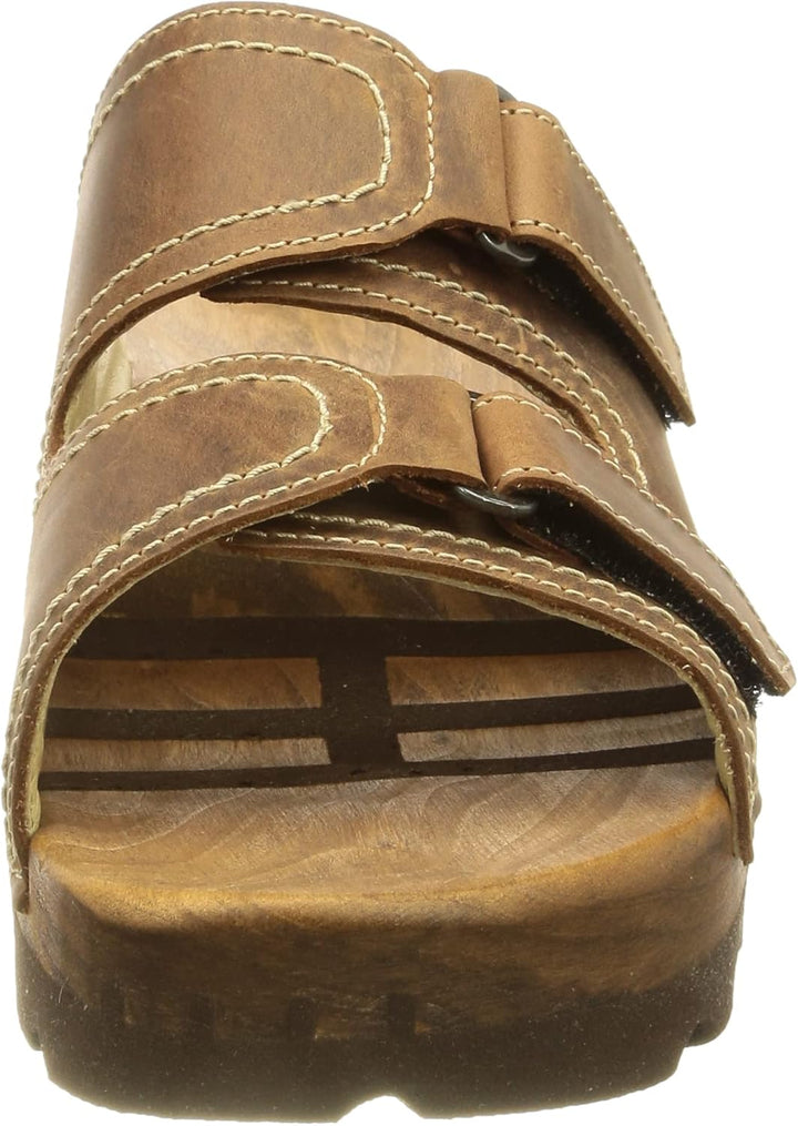 Woody Herren Roman Holzschuh 50 EU Tabacco