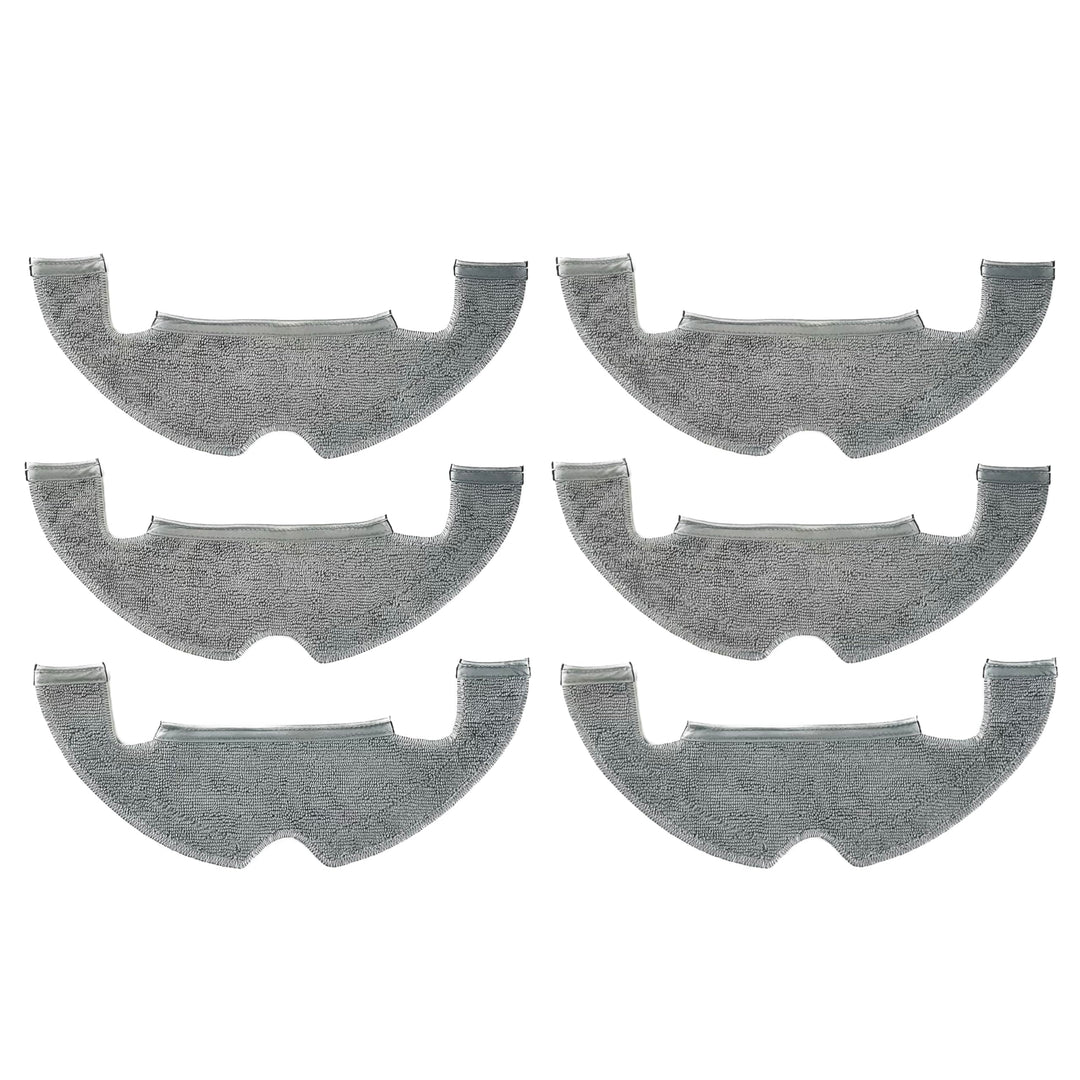 6X Wischtücher aus Mikrofaser passend für Dreame D10 Plus, Z10 Pro und Xiaomi Mi Robot Vacuum Mop 2