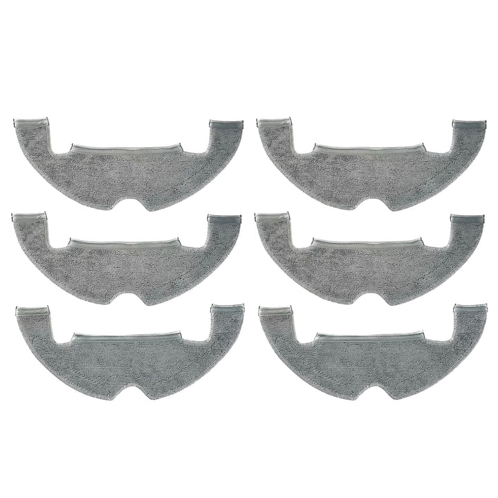 6X Wischtücher aus Mikrofaser passend für Dreame D10 Plus, Z10 Pro und Xiaomi Mi Robot Vacuum Mop 2