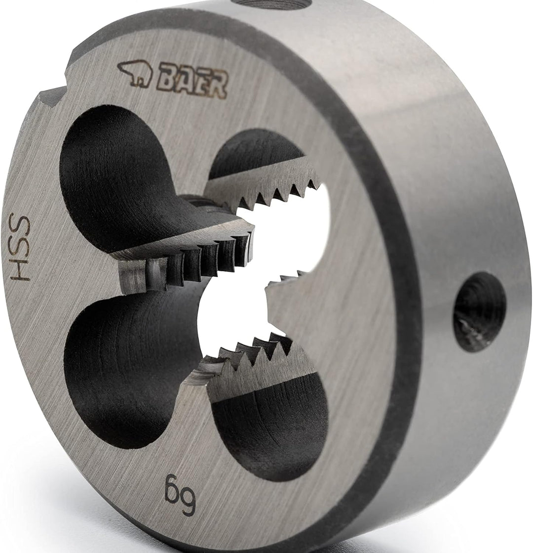 BAER Gewindeschneider M10 HSS Schneideisen - M 10 x 1,5 - Gewindeschneideisen metrisch Regelgewinde
