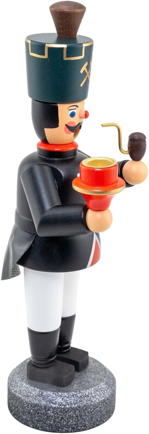 Jan Legler | Räuchermännchen Räucherfigur | erzgebirgische Volkskunst | Made in Germany | 22 cm | Be