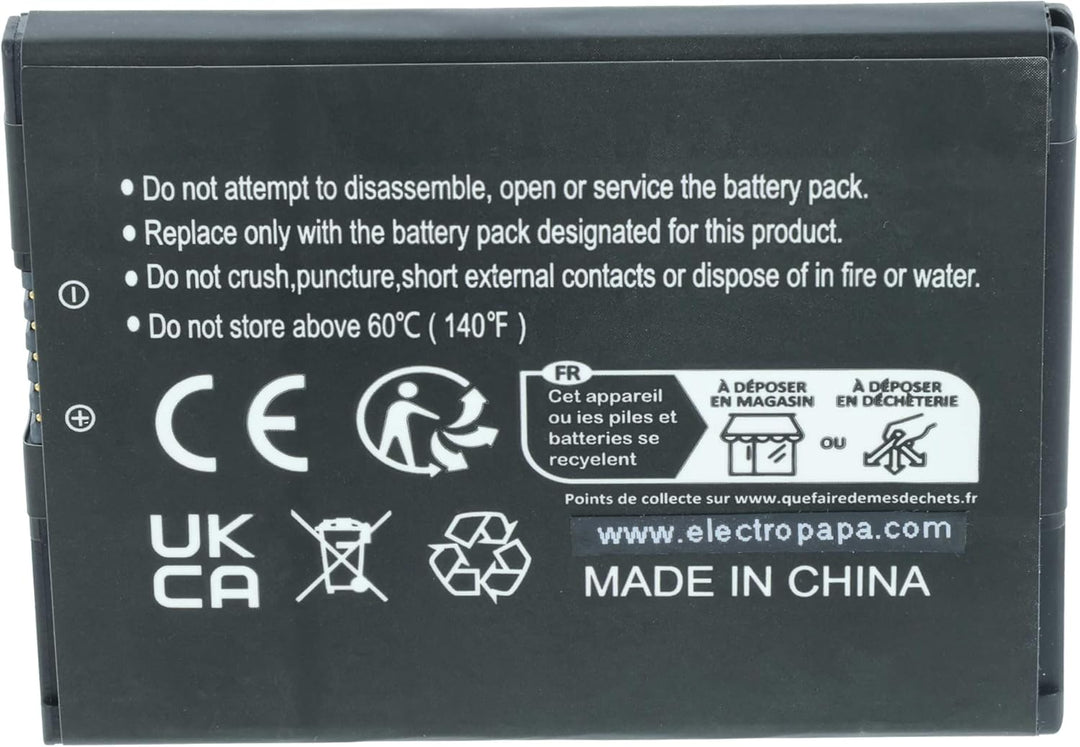 vhbw Akku Ersatz für Honeywell BAT-EDA50, BATT-EDA40-1, BATT-EDA50K-1 für Barcodescanner POS (4000mA