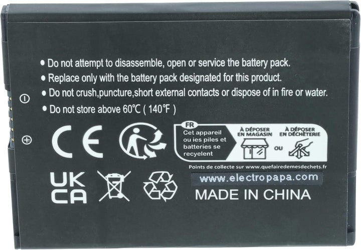 vhbw Akku Ersatz für Honeywell BAT-EDA50, BATT-EDA40-1, BATT-EDA50K-1 für Barcodescanner POS (4000mA
