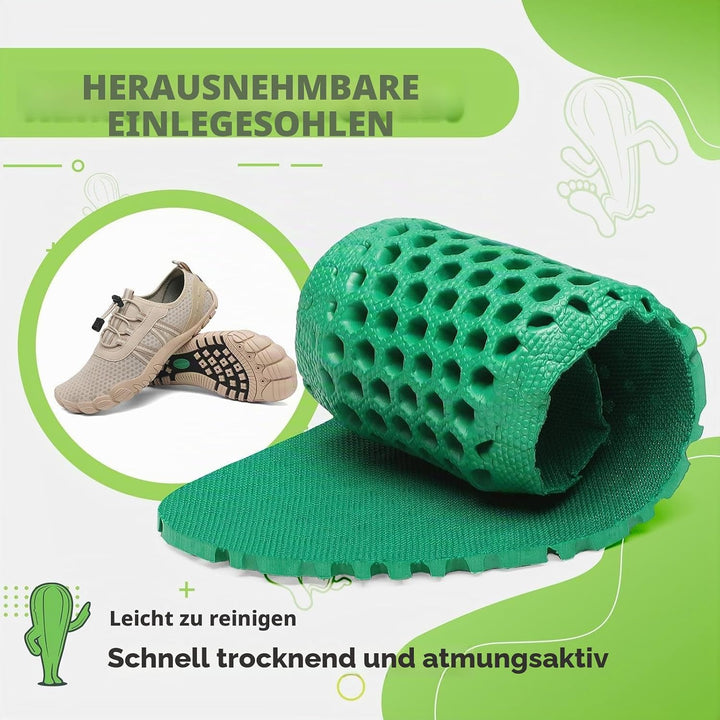 SAGUARO Unisex Barfuss Badeschuhe rutschfeste Barfussschuhe Schnelltrocknende Wasserschuhe mit Drain