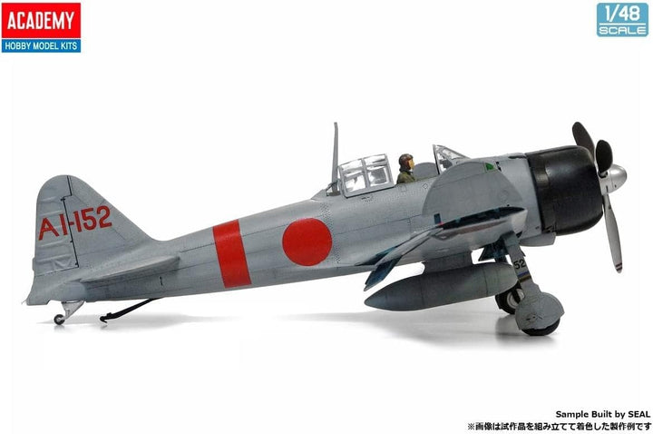 Academy 12352 1/48 Japanese Navy Zero Ship Fighter Flugzeug Typ 21 Midway Battle Kunststoffmodell