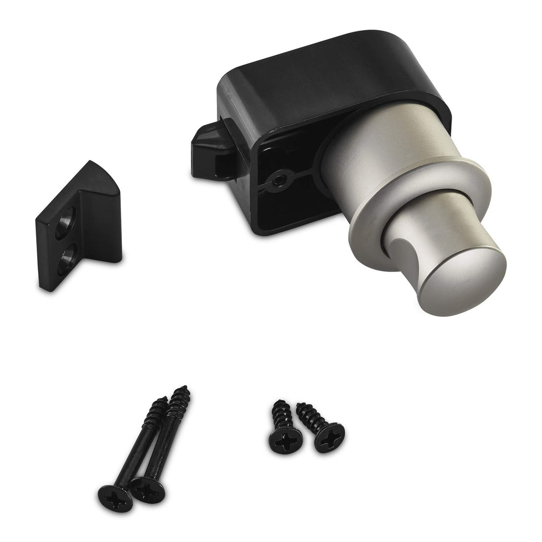 5 x Push-Lock Möbelschlösser CAMPIA Edelstahloptik matt Druckschlösser Türriegel für Caravan & Boot