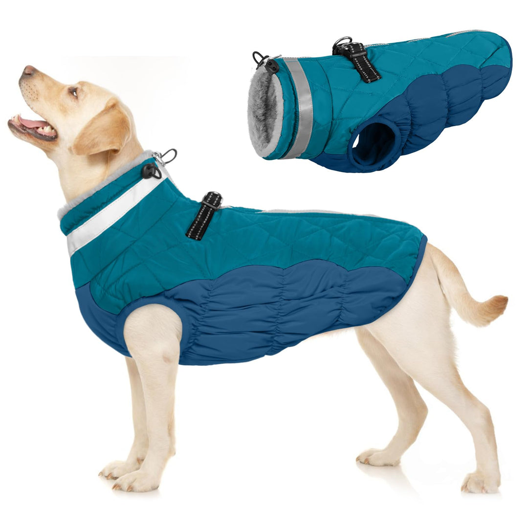 Hundejacke Mittelgrosse Hunde, Hundejacke Wasserdichter Winter Warm Hund Kleidung wasserdichte Hunde