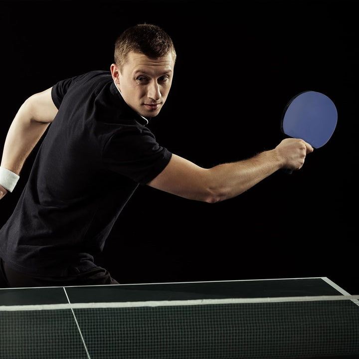 Senston Tischtennis Schläger Set, Profi 2 Tischtennisschläger und 3 Tischtennis-Bälle, Ideal für 2 S