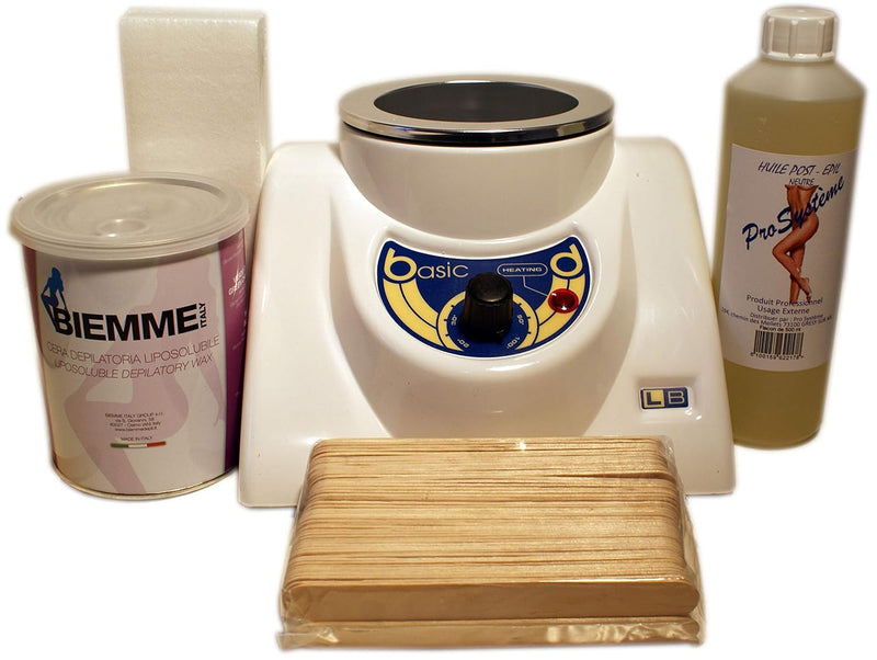 EPILWAX S.A.S - Kit Wachs Komplett Profi. Wachserwärmer von 800 ml, mit Topf de 800 ml Honig De Wach