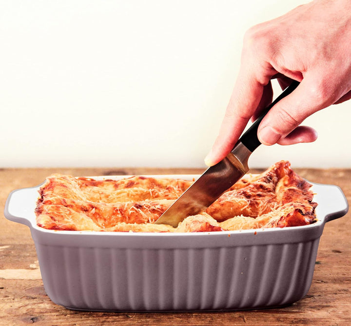 MÄSER 931983 Auflaufformen rechteckig im 2er Set, eckige Ofenformen, ideal auch für Lasagne, kratz-