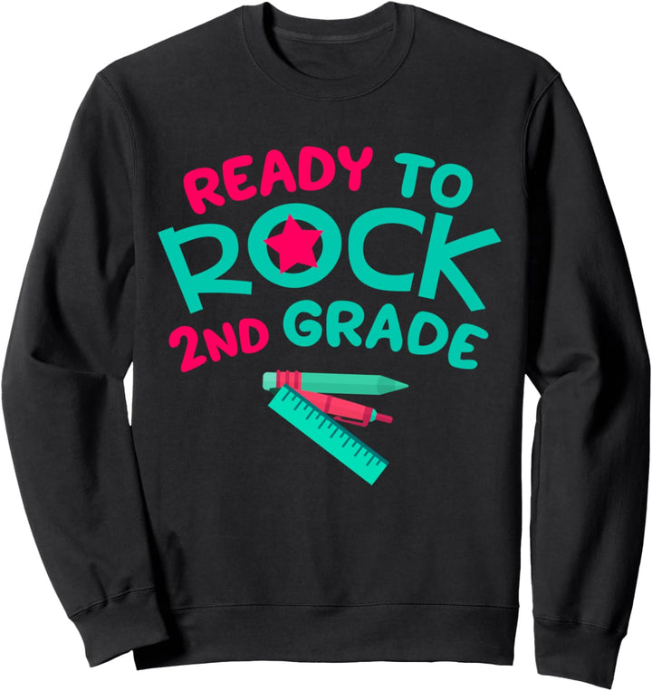 2. Klasse Schulbeginn für Jungen und Mädchen, zweite Klasse Sweatshirt