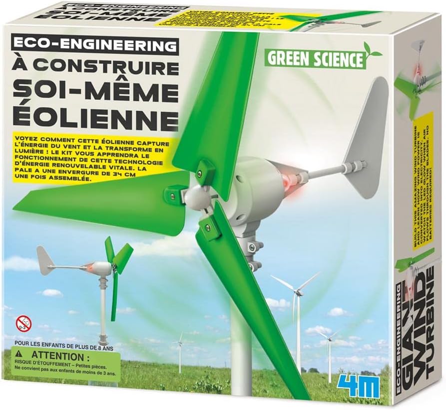 4M Bauen Sie Ihre eigene Windkraftanlage (französischsprachig)