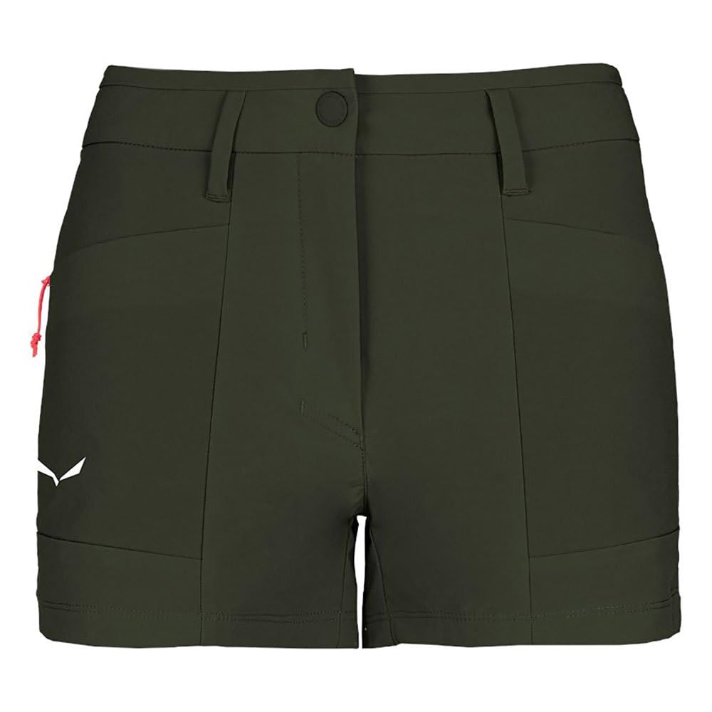 Salewa Puez Durastretch Cargo Shorts Damen XS Dark Olive, XS Dark Olive