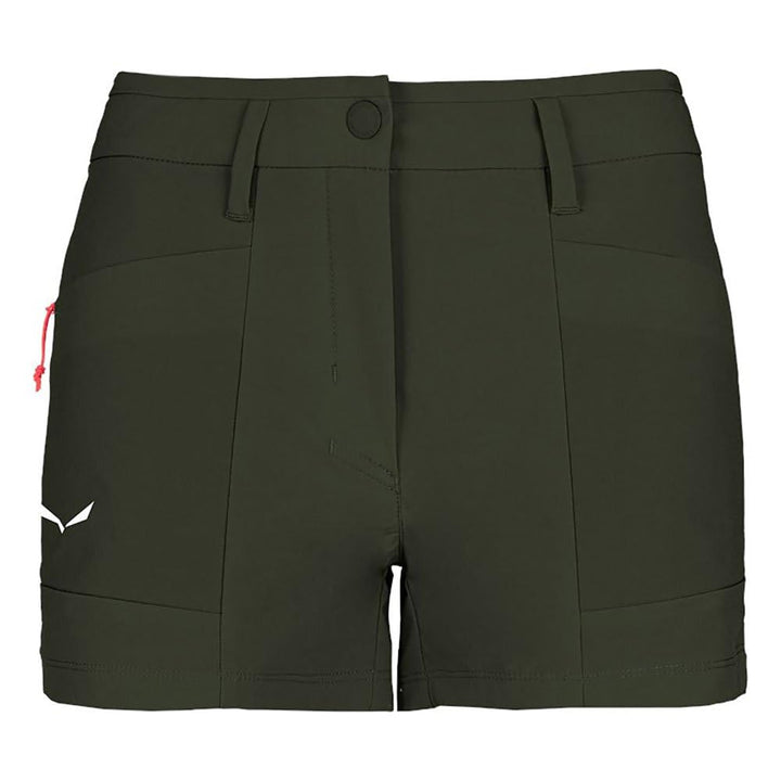 Salewa Puez Durastretch Cargo Shorts Damen S Dark Olive, S Dark Olive