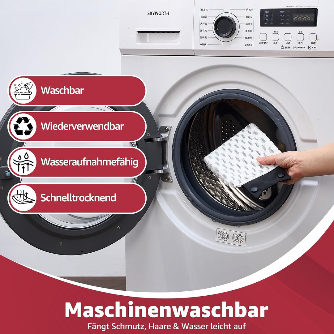 Ersatzbezug für Vileda Ultramax XL und Ultramax XL Turbo 2in1 Bodenwischer 3 Stück, 3 Stück