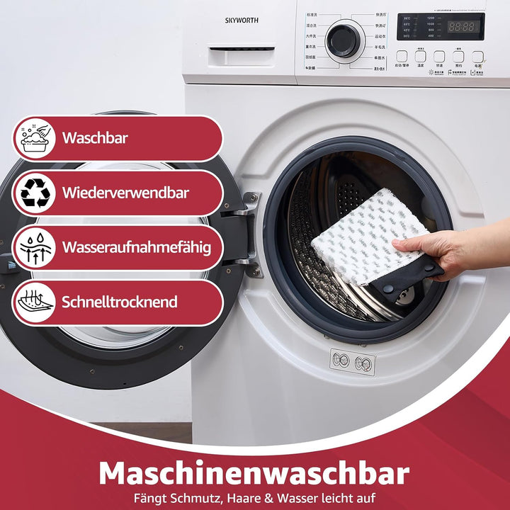 Ersatzbezug für Vileda Ultramax XL und Ultramax XL Turbo 2in1 Bodenwischer 3 Stück, 3 Stück